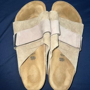 Mens Birkenstock Kyoto Nubuck/Suede Leather sandals